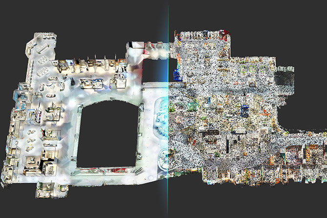 高精度空間點(diǎn)云數(shù)據(jù)滿足大場(chǎng)景測(cè)繪需求